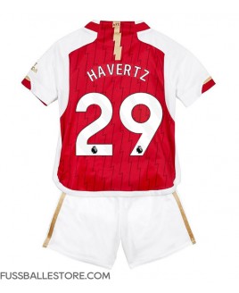 Günstige Arsenal Kai Havertz #29 Heimtrikotsatz Kinder 2023-24 Kurzarm (+ Kurze Hosen)
